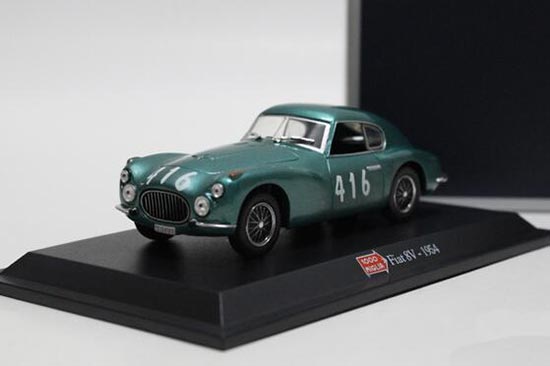 Diecast 1954 Fiat 8V Model Green 1:43 Scale By NOREV