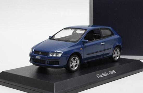 Diecast 2002 Fiat Stilo Model 1:43 Scale Blue By NOREV