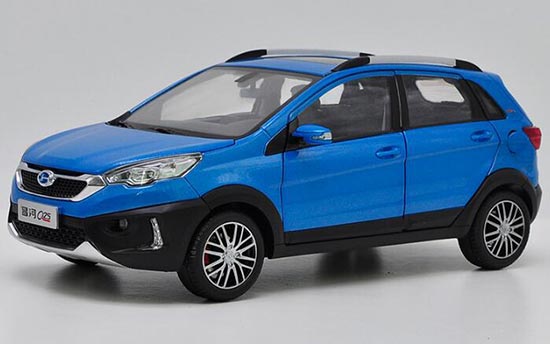 Diecast CHANGHE Q25 Model 1:18 Scale Blue / White