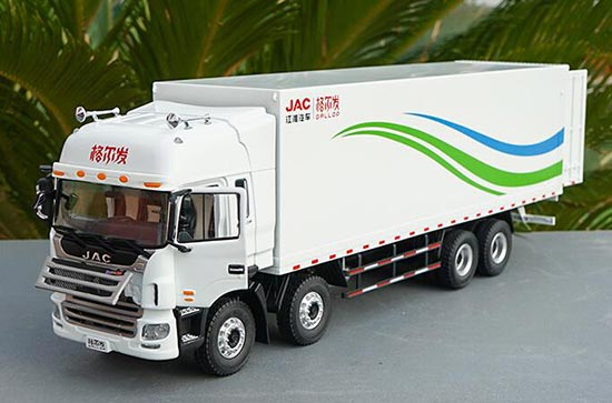 Diecast JAC Gallop Box Truck Model 1:32 Scale White