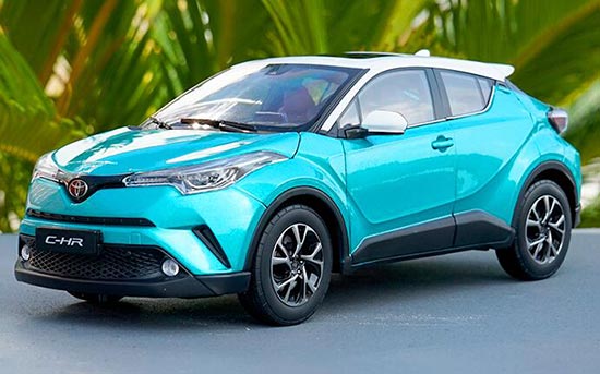 Diecast Toyota C-HR Model 1:18 Scale Blue