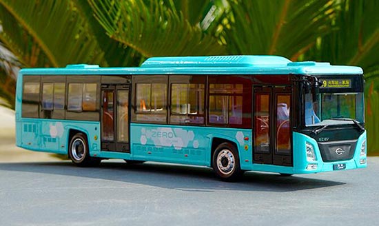 Diecast Changjiangev E Zone City Bus Model 1:32 Scale Blue