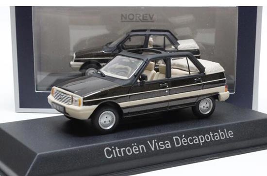 Diecast Citroen Visa Decapotable Model Gray 1:43 Scale By Norev