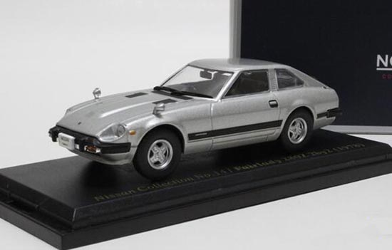 Diecast Nissan Fairlady 280Z 2by2 Model Silver 1:43 By Norev