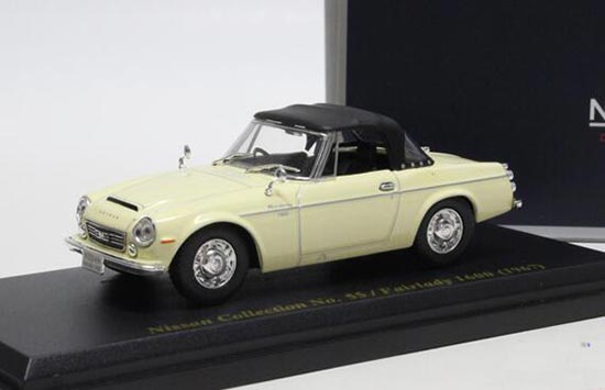 Diecast Nissan Fairlady 1600 Model Creamy White 1:43 By Norev