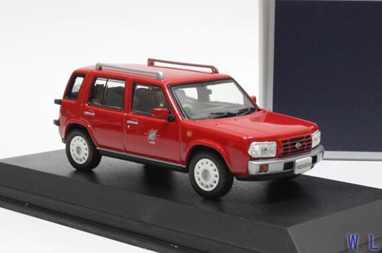 Diecast Nissan Rasheen SUV Model 1:43 Scale Red / Blue By Norev