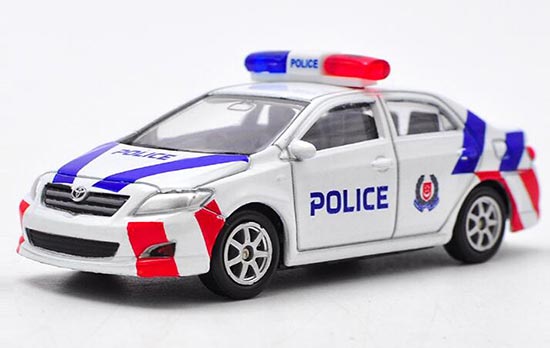 Diecast Toyota Corolla Model Singapore Police Force 1:64 Scale