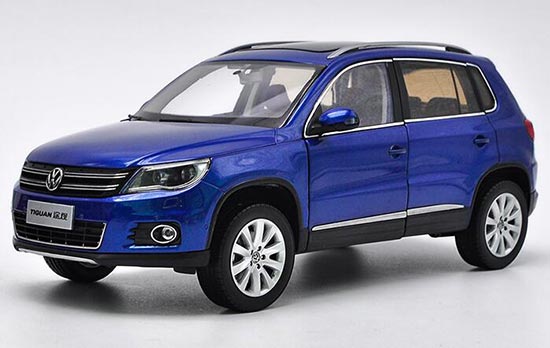 Diecast Volkswagen Tiguan Model 1:18 Scale Blue