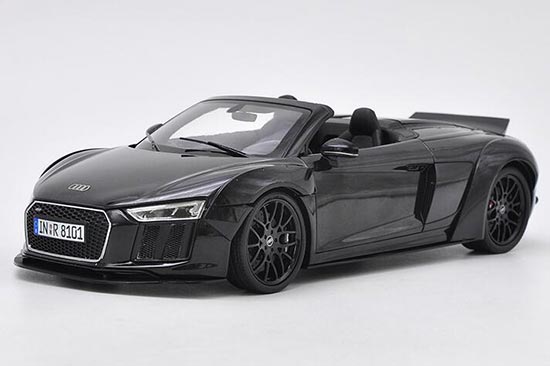 Diecast Audi R8 Spyder Model 1:18 Scale Black