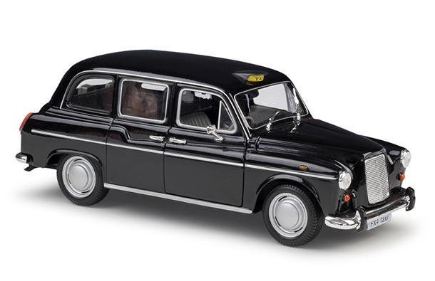 Diecast Austin FX4 London Taxi Car Model Black 1:24 By Welly