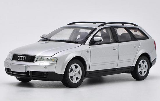 Diecast Audi A4 Sportback Model 1:24 Scale Silver