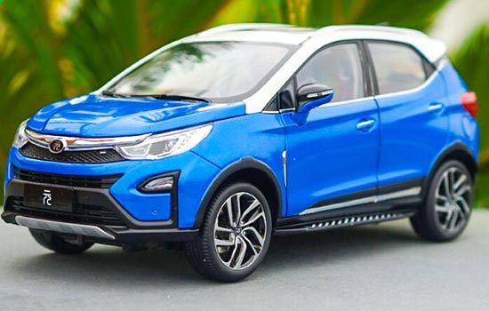 Diecast BYD Yuan Model 1:18 Scale Blue