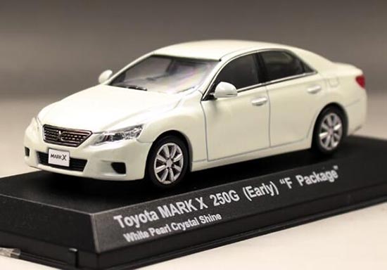 Diecast Toyota MARK X 250G Model 1:43 Scale White By Kyosho