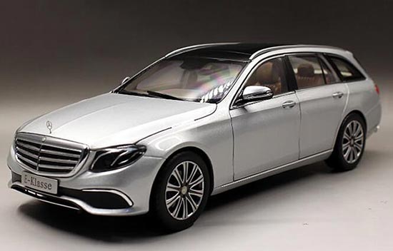 Diecast Mercedes Benz E-Class Model Silver 1:18 Scale