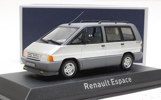 Diecast Renault Espace Model 1:43 Scale Silver By NOREV