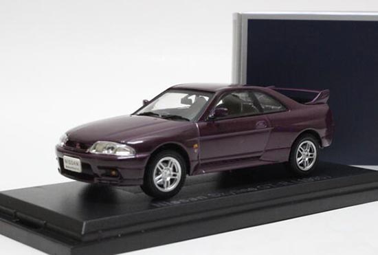 Diecast Nissan Skyline GT-R Model Purple 1:43 Scale By NOREV