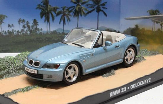 Diecast BMW Z3 Model 1:43 Scale Blue