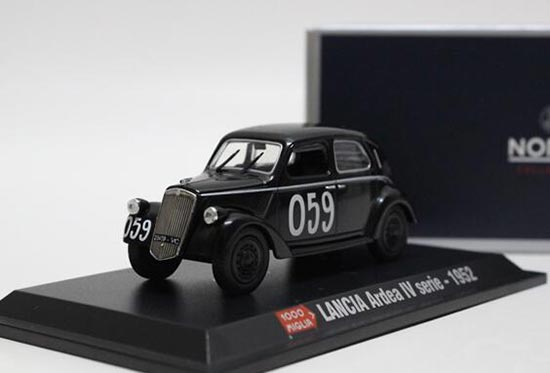 Diecast 1952 Lancia Ardea IV Serie Model 1:43 Black By NOREV