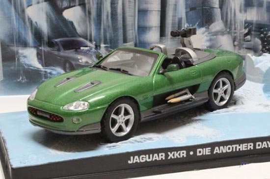 Diecast Jaguar XKR Model Green 1:43 Scale