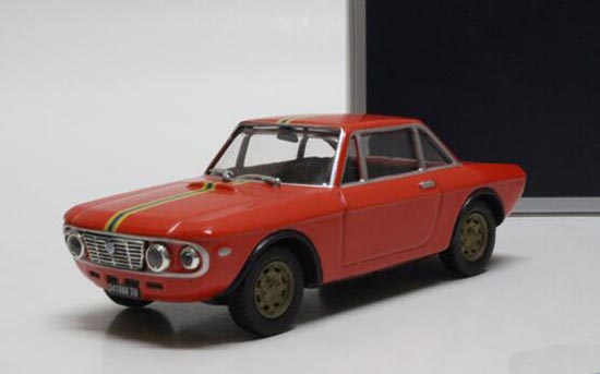 Diecast Lancia Fulvia Rallye Model 1:43 Scale Orange By Norev