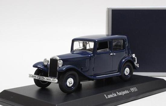 Diecast 1933 Lancia Augusta Model 1:43 Scale Blue By Norev