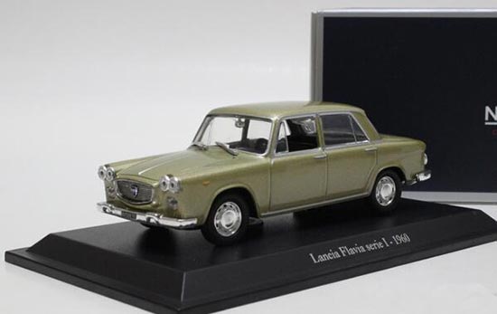 Diecast 1960 Lancia Flavia Serie Model 1:43 Champagne By Norev