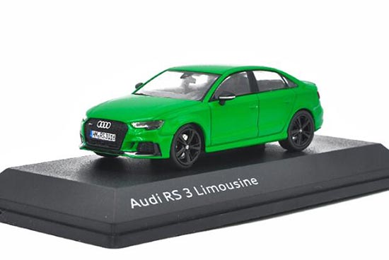 Diecast 2016 Audi RS3 Limousine Model 1:43 Orange / Green