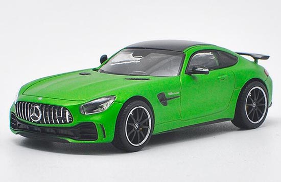 Diecast Mercedes Benz AMG GT-R Model Green 1:43 Scale