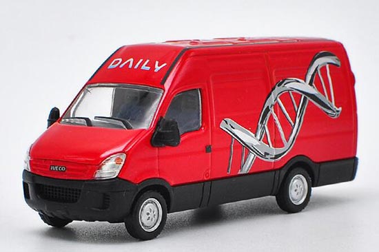 Diecast Iveco Daily Van Model Red 1:87 Scale