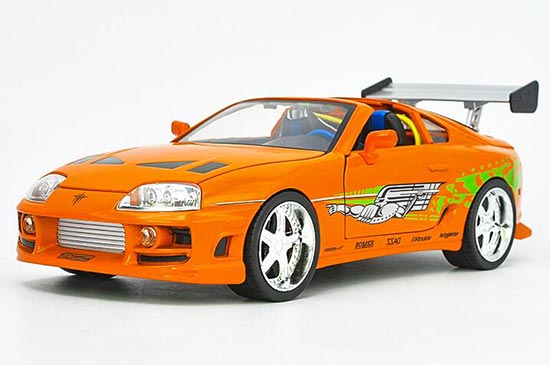 Diecast 1955 Toyota Supra Model 1:18 Scale Orange By JADA