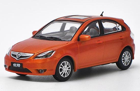 ABS 2010 Changan Alsvin Hatchback Toy 1:43 Scale Orange