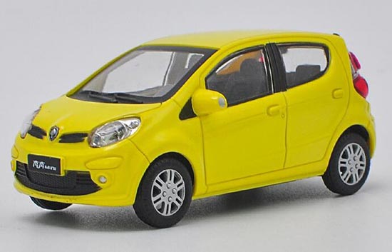 ABS 2012 Changan BenBen Mini Toy 1:43 Scale Yellow /Red / Orange
