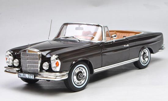 Diecast 1969 Mercedes Benz 280 SE Model 1:18 Black By NOREV