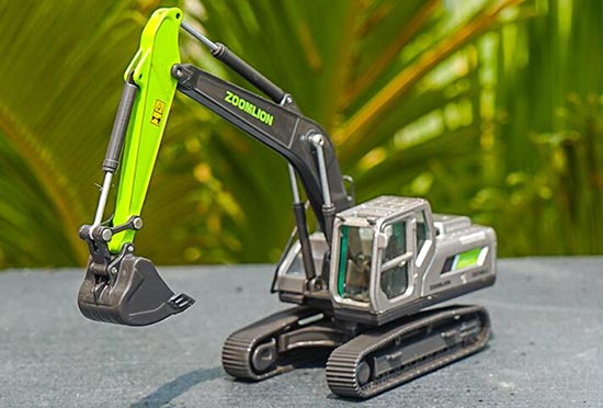 Diecast Zoomlion ZE210 Excavator Model 1:87 Scale Green