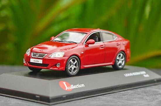 Diecast 2008 Lexus LS220d Model 1:43 Scale Red By J-collection