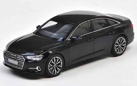 Diecast 2018 Audi A6 Model 1:43 Scale Black / Gray