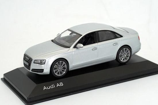 Diecast Audi A8 Model 1:43 Scale Silver