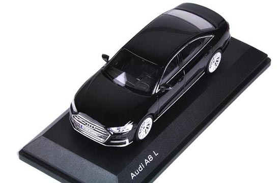 Diecast 2017 Audi A8L Model 1:43 Scale Black / Gray