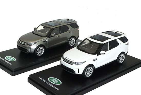 Diecast Land Rover Discovery Model 1:43 Scale White / Gray