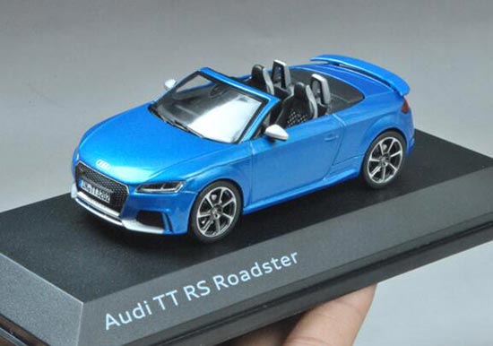 Diecast Audi TT RS Roadster Model 1:43 Scale Blue