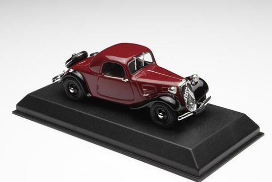 Diecast Citroen Traction 7C Model 1:43 Scale Red / Blue