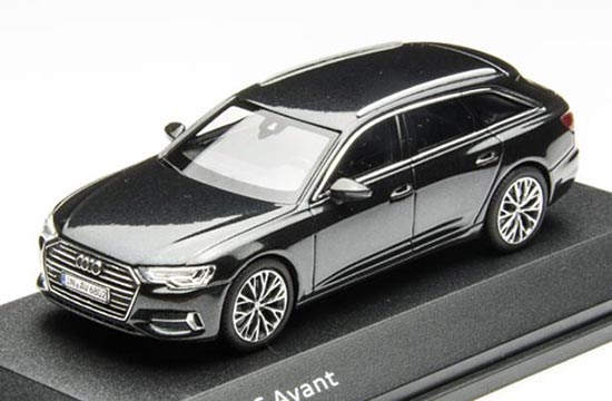 Diecast 2018 Audi A6 Avant Model 1:43 Scale Gray / White