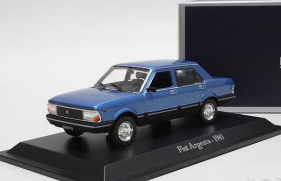 Diecast 1981 Fiat Argenta Model 1:43 Blue By NOREV