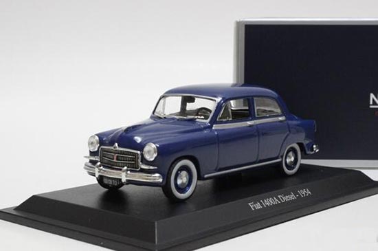 Diecast 1954 Fiat 1400A Diesel Model 1:43 Scale Blue By NOREV