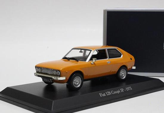 Diecast 1975 Fiat 128 Coupe 3P Model 1:43 Orange By NOREV