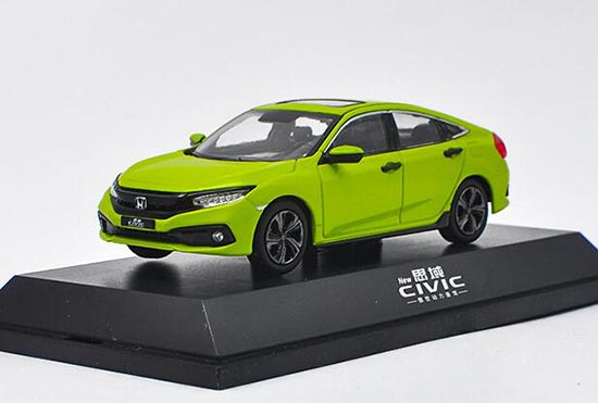 Diecast 2019 Honda New Civic Model 1:43 Scale Green