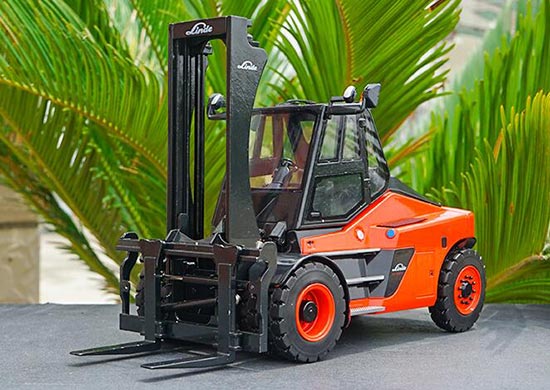 Diecast Linde Diesel Forklift Truck Model 1:25 Scale Orange