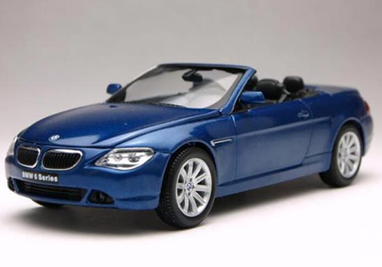 Diecast BMW 6 Series Model 1:43 Scale Blue By Kyosho