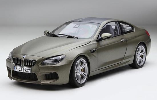Diecast BMW M6 Coupe Model 1:18 Cyan / Brown By PARAGON