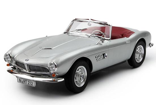 Diecast BMW 507 Model 1:18 Scale Silver By NOREV